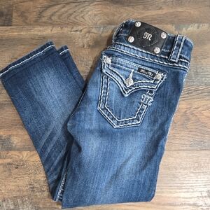 Womens Miss Me Boyfriend Capris